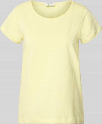 Tom Tailor Regular Fit T-Shirt aus reiner Baumwolle in Hellgelb, Gr&ouml;&szlig;e XXXL