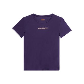 Freddy T-shirt tecnica con spacchi laterali e fit regolare