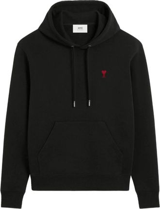 Ami Ami De Coeur Hoodie - Heren - Hoodies - Zwart - S - Katoen - Hoodies & sweatvesten