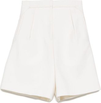 Shiatzy Chen wool shorts - White