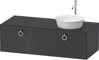 Duravit Duravit - Tulip Blanco, Mueble De Ba&ntilde;o Colgado En La Pared, Ancho