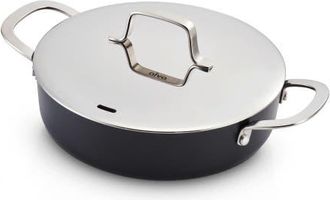 alva Maestro Ceramic Nonstick Saute Pan with Lid, 3.5-Qt. in Silver at Nordstrom