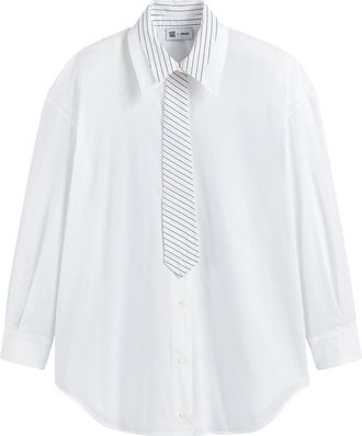 JEREMY CURRAT X LA REDOUTE Los hemd met stropdas, made in Europe