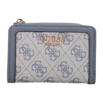 Guess Accessoires, Dames, Blauw, ONE Size, Zip Wallet