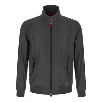 Kiton Jassen, Heren, Zwart, XL, Leer, Cima Jacket