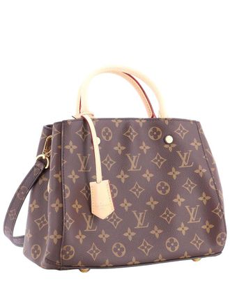 Louis Vuitton Brown Monogram Canvas Montaigne Bb (Authentic Pre-Loved)