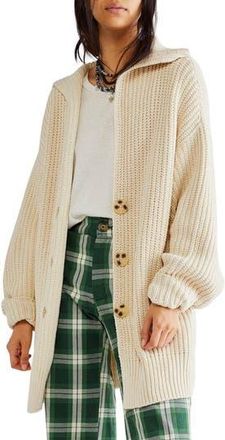 Free People Swim Too Deep Cardigan in Birch at Nordstrom Rack, Size X-Large