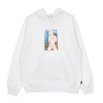 Iuter Hoodies, male, White, XS, Lightweight Hooded Sweatshirt with Print