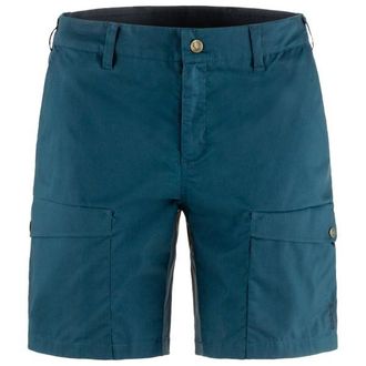 Fj&auml;llr&auml;ven Abisko Hybrid Trail Shorts Shorts f&uuml;r Damen | blau