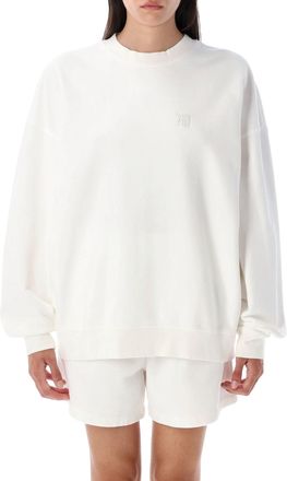 Anine Bing Miles Framed Monogram Sweatshirt
