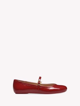 Gianvito Rossi Carla Ballerina in Red at Nordstrom, Size 36.5
