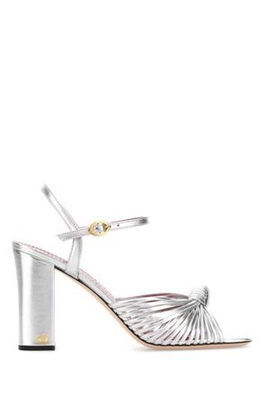 Valentino Garavani Silver Solid Pumps