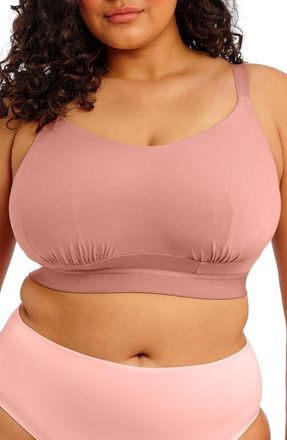 Elomi Downtime Wireless Bralette in Ash Rose at Nordstrom, Size 32H