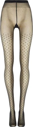 Wolford Calze con Pois di Cristallo - - Underwear - Donna - Nero - M