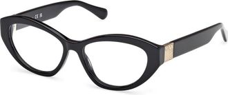 Max & Co. Stijlvolle Bril in Zwart - Dames - Brillen - Zwart - 53 MM - Accessoires