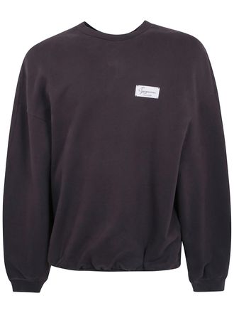 Jacquemus Round Neck Sweatshirt Le Sweatshirt Montaigne