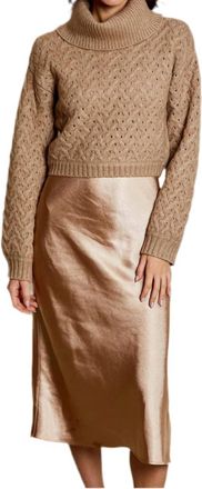 dh New York Ani Sweater Dress In Brown