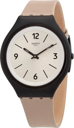 Swatch Skinsand Quartz Beige Dial Mens Watch SVUB101