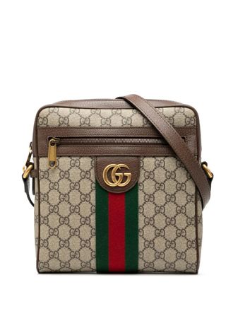 Gucci 2016-2025 Small GG Supreme Web Ophidia Messenger Bag crossbody bag - women - Fabric - One Size - Brown
