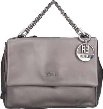 Rebelle Zilver - Dames - Handtassen - Grijs - ONE Size - Leer - Tassen