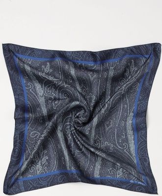 Etro Pochette da taschino Etro in seta stampa Paisley