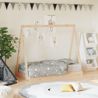 vidaXL Vidaxl - Estructura De Cama Para Ni&ntilde;os Madera Maciza De Pino 70x140 Cm