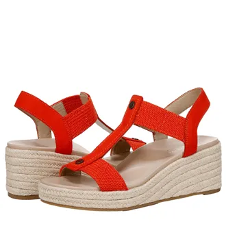 Vionic Calera Cherry Tomato Nubuck / Fabric I8654L7800 Womens