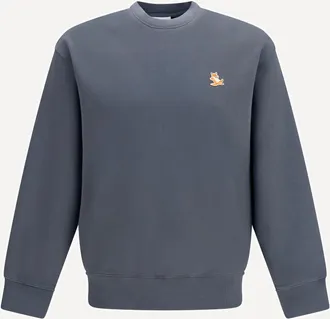 Maison Kitsun&eacute; Comfort Chillax Fox crewneck Sweatshirt Male XS