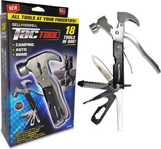 Trade Shop Trade Shop - Strumento Multiuso Multifunzione 18 Attrezzi In 1 Martello Pinza Cacciavite