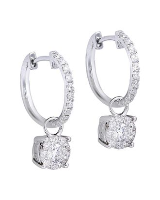 Diana M. Jewels Fine Jewelry 14K 0.92 Ct. Tw. Diamond Earrings