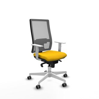 Piqueras y Crespo Piqueras Et Crespo Horna Silla De Oficina Amarilla Ajustable