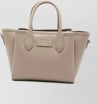 Emporio Armani grained mini tote bag