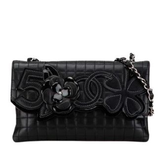 Chanel Pre-owned Vintage Schoudertas - Dames - Vintage Schoudertas - Zwart - ONE Size - Leer - Vintage
