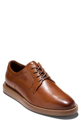 Cole Haan Grand Neoclassic Plain Toe Derby in British Tan/italian Natural at Nordstrom, Size 10.5