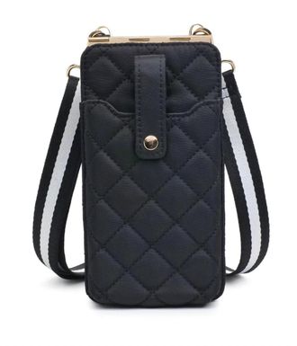 Sol and Selene Duality Crossbody Phone Bag In Black