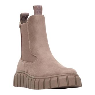 Refresh Schoenen, Dames, Beige, 41 EU, Su&egrave;de, Enkellaars 17308803