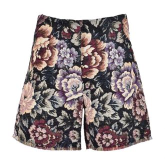 L'autre Chose Stijlvolle Shorts in Diverse Stoffen - Dames - Bermuda - Veelkleurig - 2XS - Katoen - Korte Broeken