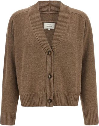 Loulou Studio Dames, Truien, Beige, Maat: XS Kasjmier