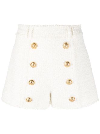 Balmain Tweed shorts - Wit
