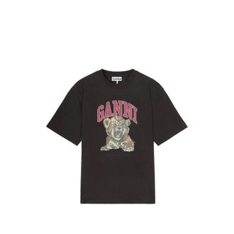 Ganni Logo-print T-shirt