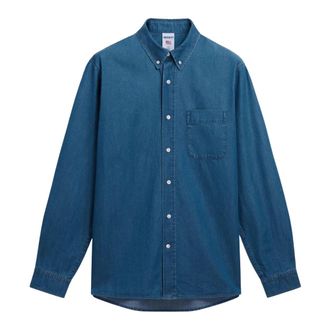 Sebago Denim Shirts, male, Blue, Size: XL Benjamin Shirt