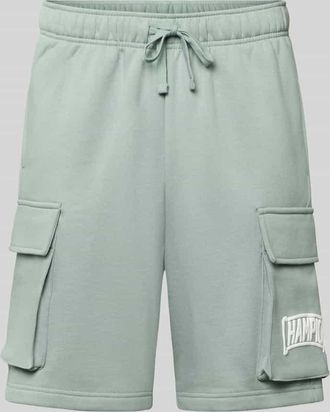 Champion Sweatshorts mit Cargotaschen und Logo in Gruen, Gr&ouml;&szlig;e XXL