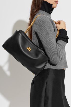 Balenciaga Rodeo Shoulder Bag, Womens, Black
