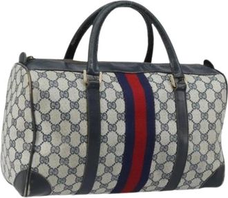 Gucci Pre-owned Vintage Boston Bag - Dames - Vintage Handtas - Veelkleurig - ONE Size - Leer - Vintage