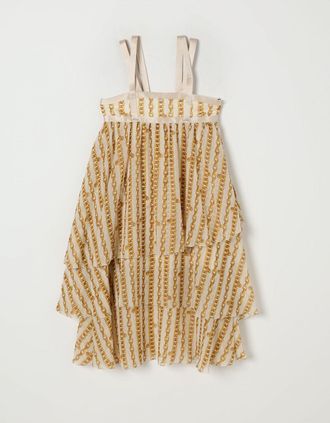 Versace Abito in seta stampata Versace