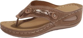 Generic Orthopedic Sandals For Women Wide Width Arch Support Womens Fashion Orthotic Flip Flops Ladies Slip On Lightweight Athletic Thong Sandals With Comfort