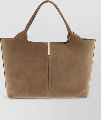 Tod's medium suede tote bag