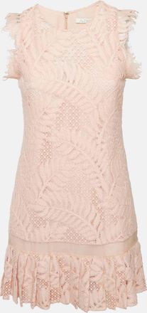 Alexis Alexis Light Pink Lace Sleeveless Shift Dress