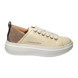 Alexander Smith Sneakers, female, Beige, Size: 7 US Pelle Sneaker