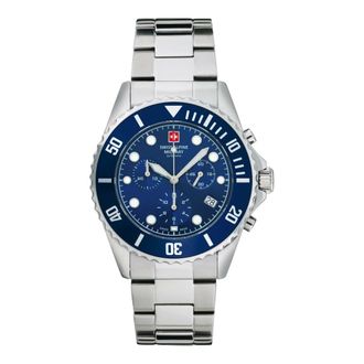 Swiss Alpine Military 7053.9135 Chronograph - Heren - Accessoires - Grijs - Maat: ONE Size